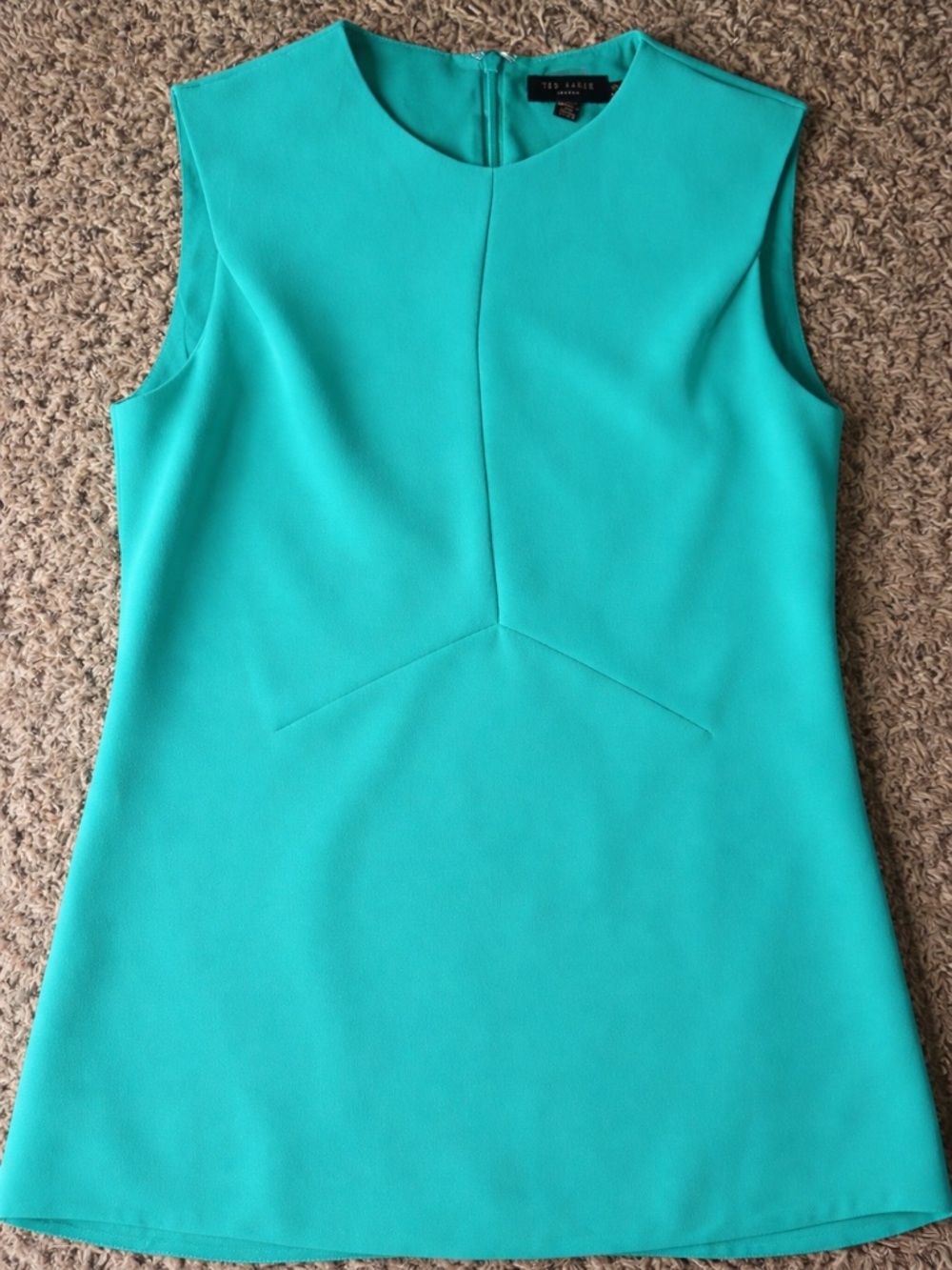 Ted Baker Vibrant Teal Sleeveless Shirt